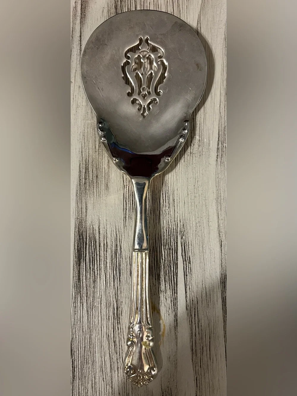 Arthur Court Fleur-de-Lis Meat Serving Spoon Ladle Set w/ Original Box